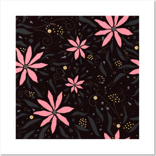 Floral Pattern Posters and Art